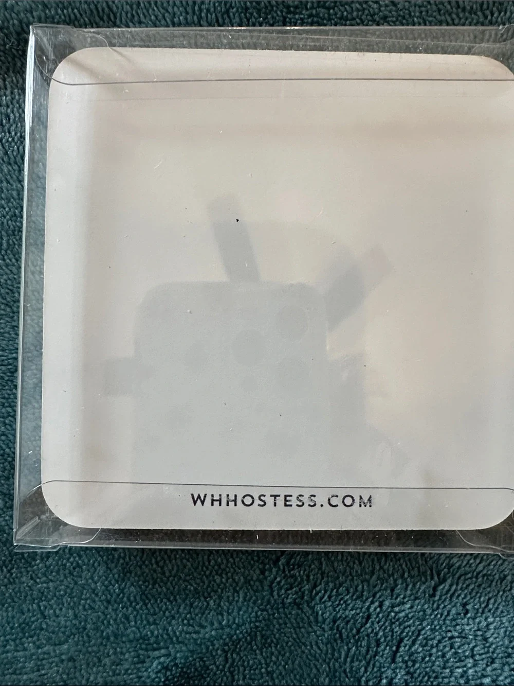 WH Hostess Blue Geometric Paper Coasters Set of 20-NWT